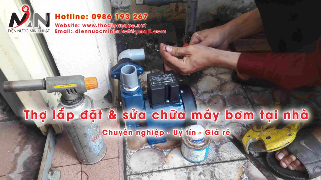 Thợ sửa máy bơm nước Minh Nhật
