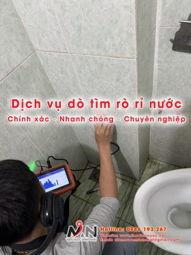 dò tìm rò rỉ nước tại TPHCM