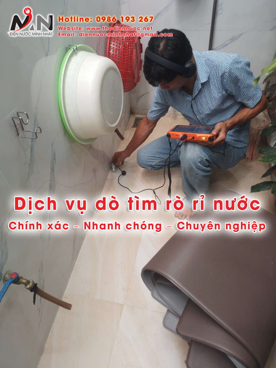 Dịch vụ siêu âm rò rỉ nước, dò đường ống nước bể ở Đống Đa Hà Nội gần đây uy tín, hiệu quả