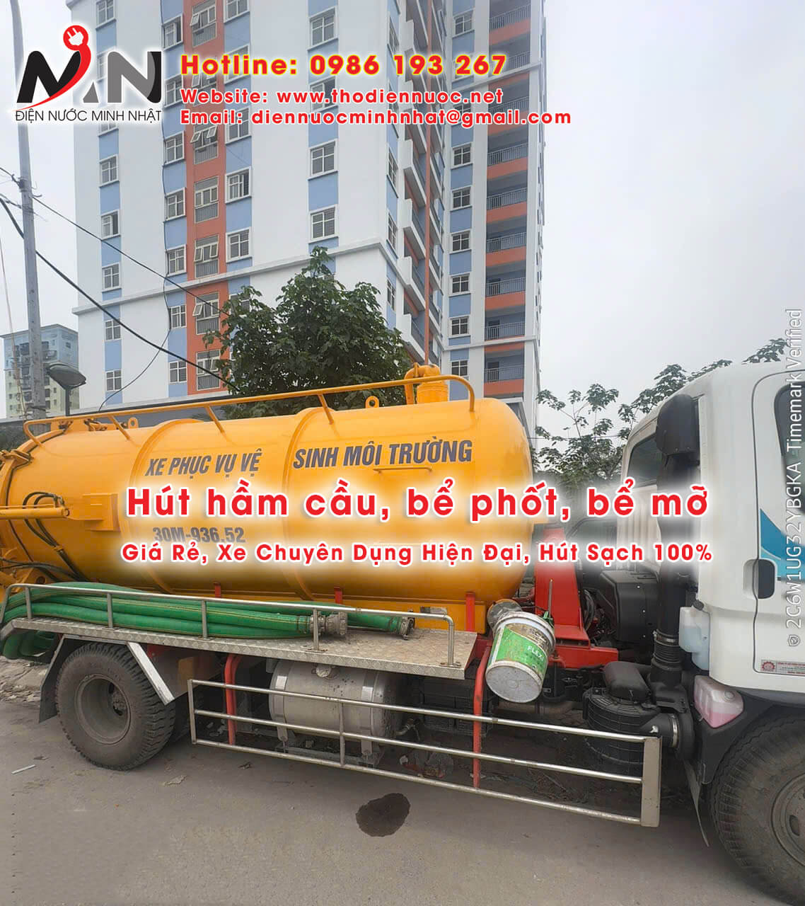 Hút Bể Phốt Ở Hưng Yên – Giải Pháp Nhanh, Sạch, An Tâm Cùng Công ty Minh Nhật